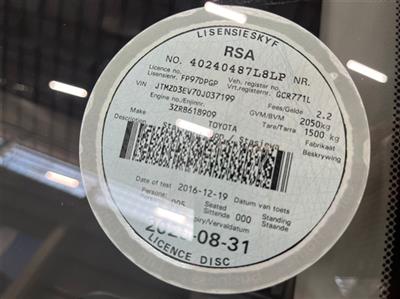 2015 TOYOTA RAV4 2.0 GX A/T